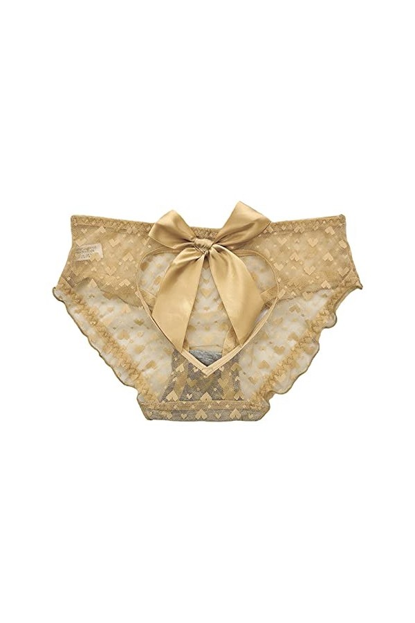 Culotte Femme Élégant Et Chic Stringthong Chic Pur Coton Briefs Dentelle Tanga Respirant Tentation Slips Multicolore Taille B