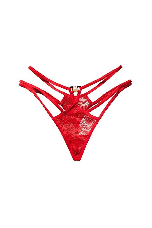 Générique String Femme Sexy Chic Hot Tanga Dentelle Pantalon Culotte Thong Dentelle Sexy Dames Thong Briefs sous-vêtements Fe