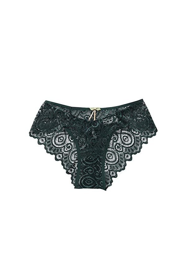 Générique Slip Femme sans Couture Culotte en Dentelle Sexy pour Femmes Couleur Unie Bord en Dentelle Ceinture CroiséE Culotte