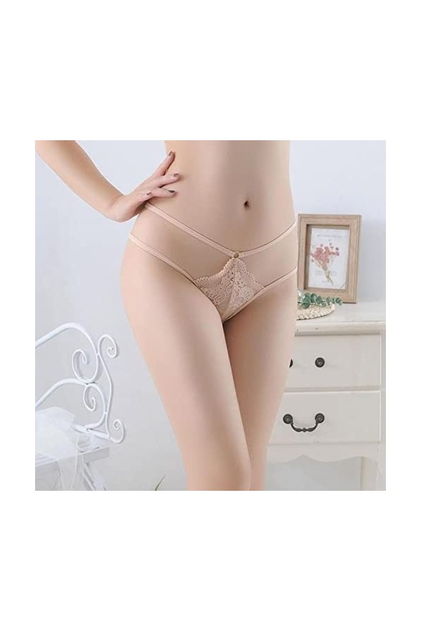 Transparente G-Strings Culotte réglable à Culotte Culotte en Dentelle pour Femme String Sexy féminin Fine Sangle T Pantalon T