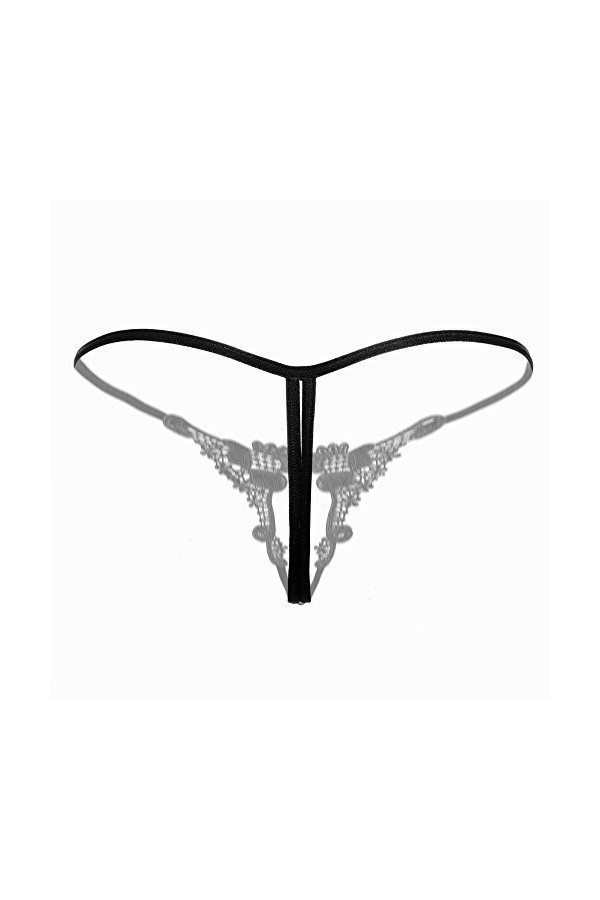 Lingerie Femme Sexy Ensemble Homme Sexy Hot y20k Tenue en V Culotte Basse Femme Femme Taille Pendentif Corde Pearl G sous-vêt