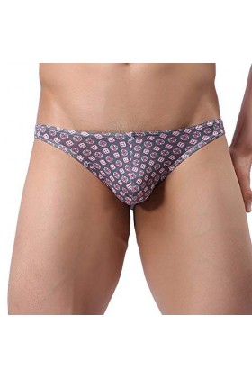 Lingerie Sexy Femme Coquine Hot Grande Taille Men Elastic Underwear Shorts Bulge Pouch Soft Underpants Ensemble De Nuit Purp