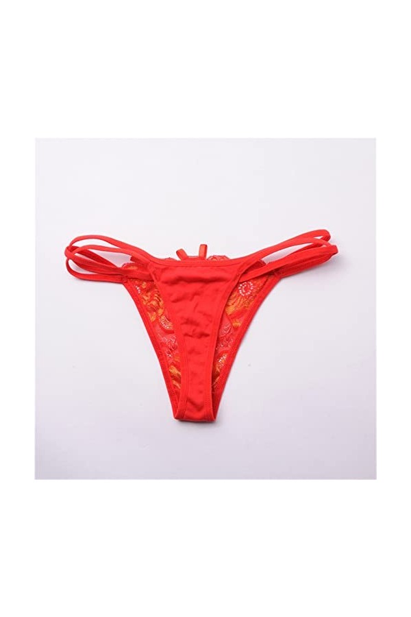 Culottes pour Femmes Femmes Sexy Thong Dentelle Sangle Sexy Culottes Dames Culotte découpe Dentelle String Slip pour Femme R