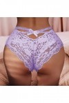 Générique Femmes Dentelle Sexy Culotte sous-Vêtements String String Femme Sexy Chic Dentelle Coquine Hot Ouverte Culotte Ultr