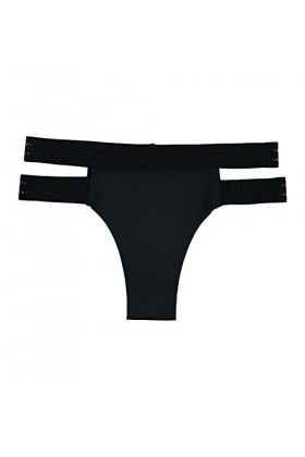 Culotte Femme Taille Haute Slips Elasticité Tangas rayés Taille Haute personnalisés No Show Tongs personnalisées Culottes Str