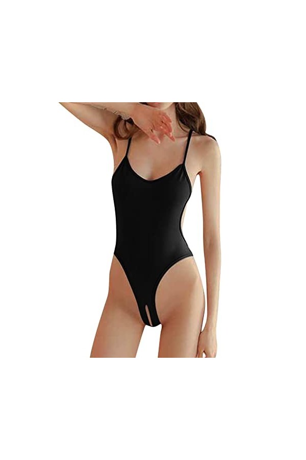 Costume de lingerie pour homme et femme - Mode - Jeu de rôle - Lingerie sexy - Costume rouge à carreaux - Dentelle - Caractér