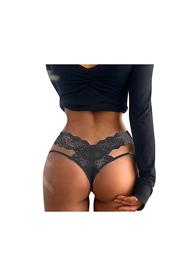 Lingerie Tenue Sexy Femme Coquine Pyjama Creux sous-vêtements Dentelle Dentelle Crocheter pour Les Femmes Sexy Culotte Dehors