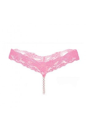 Générique Dentelle Femmes Lingerie à Cordes Sexy Femme sous-vêtements Strings G Culottes Lingerie Robe De Mariée Pink, One S