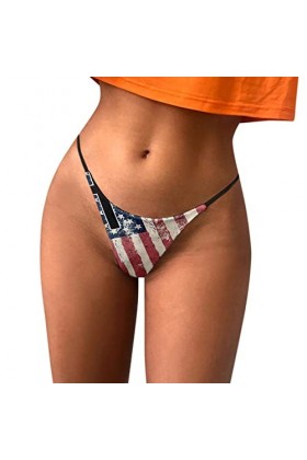 Deals of The Day Clearance Culotte Femme Femmes Imprimer Sexy Caleçon Confort Taille Basse Doux T Dos G String Culotte sous-v