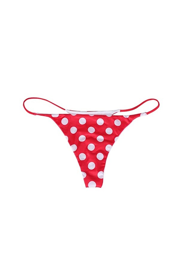 Culotte Télécommandée pour Femme Imprimé G-String Sexy Slips Comfort Doux T-Back Culotte Basse Hauteur Culottes en Coton pour