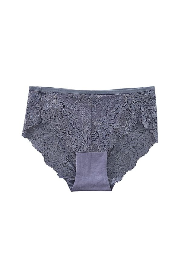 PANPANY Culottes pour Femme Multicolore Sexy Femme Tanga Dentelle sans Couture Panties Multipack Taille Basse Soutien-Gorge s