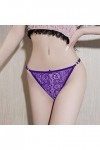 Culottes De Lingerie pour Femmes Culotte Jacquard Femme Sexy Ouvert Entrejambe Belle Butt Réglable T Pantalon Culotte de mari