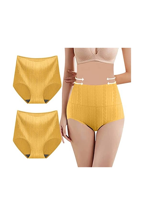 Générique Femmes Dentelle Sexy Culotte sous-Vêtements String Culotte Haute Gainante String Traceless Robe Décontracté A Dente