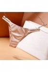 Générique Lingerie Intime Transparent Thong Lingerie Sexy Bas de Taille Culotte Femmes sous-vêtements Lingerie Sexy Ouverte E