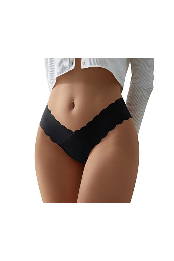 Générique Femmes Dentelle Sexy Culottes de sous-vêtements Strings Lingerie Respirant Coquine Hot Ouverte Moyenne Hanche Ascen