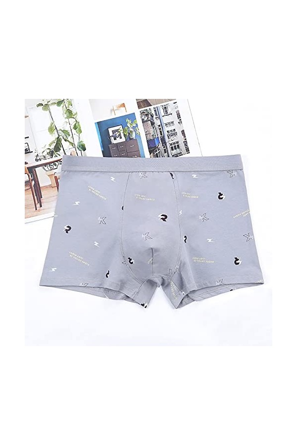 Sous-vêtements pour homme avec impression drôle - Sous-vêtements pour homme - Doux et respirant - Séchage rapide - Pantalon d