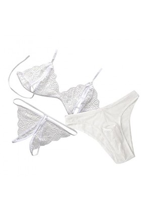 Générique Bas et 3 Transparent Tour de Taille Appel T-Word sous-vêtements Hommes Femmes Ensembles Sexy Lingerie Sexy Ouverte 