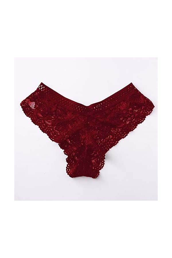 Générique La Petite Culotte Femme Haute Tangas Pantalons Triangle Dentelle Respirant Shorties Couvrante Tanga Ultra Minces St