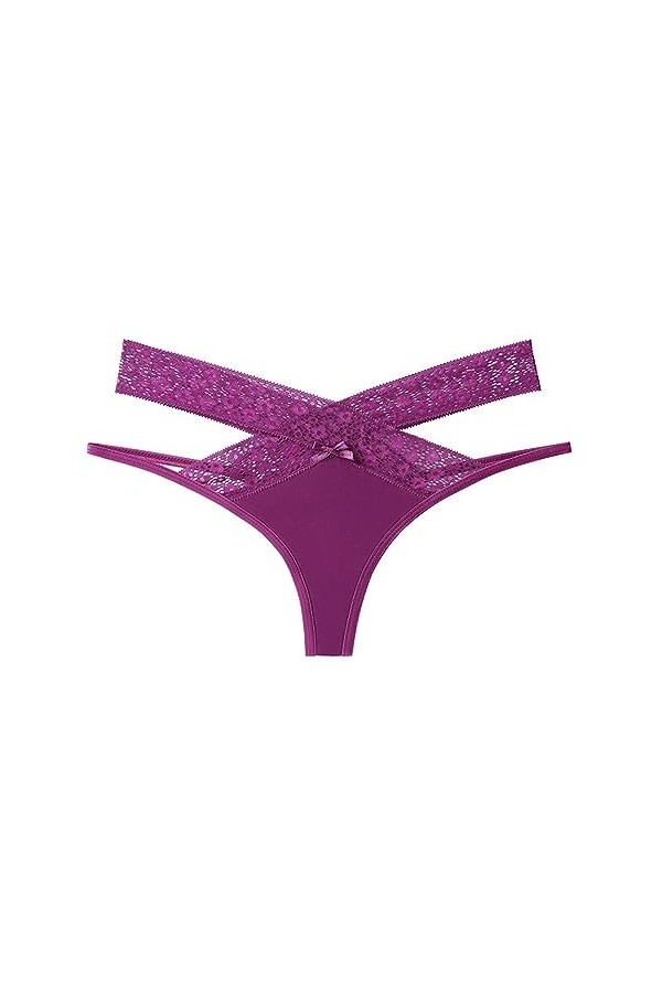 Générique Culotte Femme Taille Haute Culotte sous-Vêtements String Strings Lingerie Respirant Coquine Hot Ouverte Culotte Ult