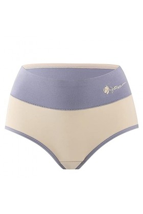 Culotte Femme Taille Haute Slips Elasticité Tangas rayés Taille Haute personnalisés No Show Tongs personnalisées Culottes Str