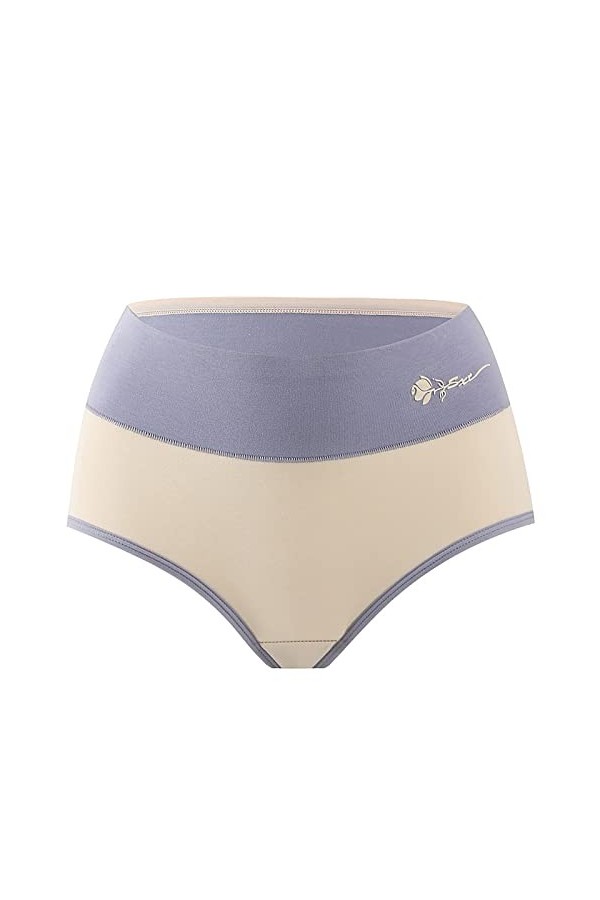 Culotte Femme Taille Haute Slips Elasticité Tangas rayés Taille Haute personnalisés No Show Tongs personnalisées Culottes Str