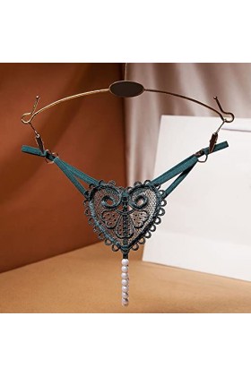 Viunychn String Tanga Femme Ensemble Sexy Transparent Sous-vêtements Sexy pour Femme Femme Dentelle Sous-vêtements Sexy Linge