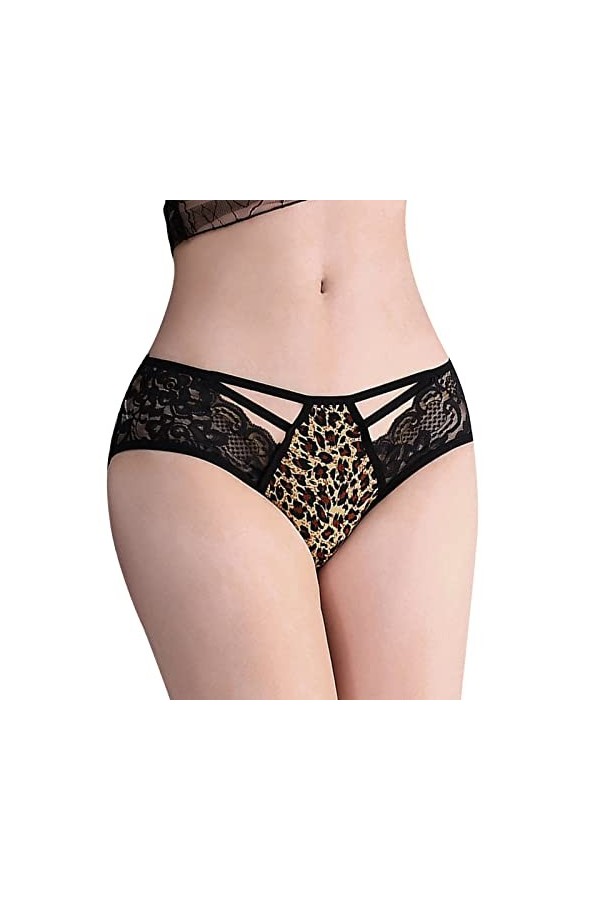 Ghemdilmn Sous-vêtements femme culotte sexy en dentelle hipster slip doux pour femme irritable respirant panties g strings ta