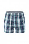 Pyjama Shorts Homme Pyjama Plaid Casual Ménage Home Shorts Pantalons Sous-vêtements Peignoir Homme Coton Bio, bleu, XL
