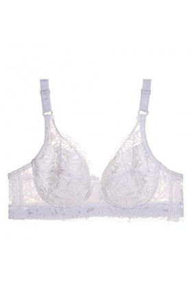 HANXIULIN Soutien-gorge rembourré élégant pour femme - Coupe ajustée - Bustier - Grande taille - Confortable - Grande taille,