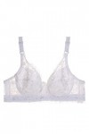 HANXIULIN Soutien-gorge rembourré élégant pour femme - Coupe ajustée - Bustier - Grande taille - Confortable - Grande taille,