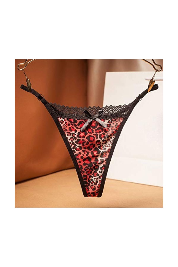 Lingerie Femme Sexy Ensemble Homme Sexy Hot y21k Tongs Lingerie Culottes Maillage Briefs Femmes léopard Dentelle Slip Slip Se