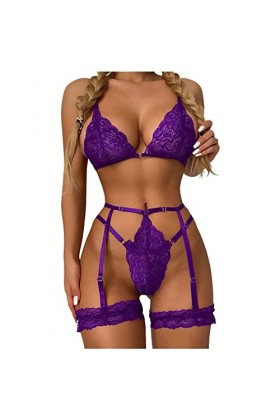 Lingerie Sexy Hot Chaude Lingerie Sexy Ensemble Sexy Lingerie Sexy en Dentelle Classique Nuisette Sexy Hot Ouverte Lingerie S