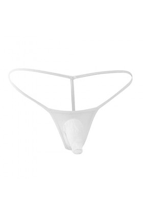 Générique Hommes Simple Grenadine Personnalité Mode Casual Sexy Mini String Bouche Ouverte sous-Vêtements T Pantalon Dessous 