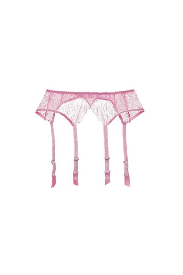 Jarretière en dentelle florale pour femme, taille basse, bas sexy en résille, transparent, extensible, porte-jarretelles, lin