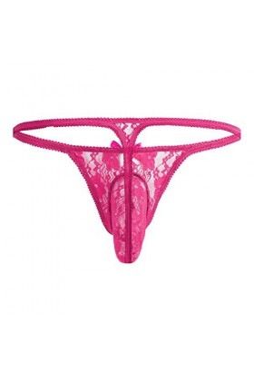 2023 Cadeaux dhiver Populaires Y22K Short T-Back pour Hommes G-String T-Back Hommes sous-vêtements Hommes Motif de Dentelle 