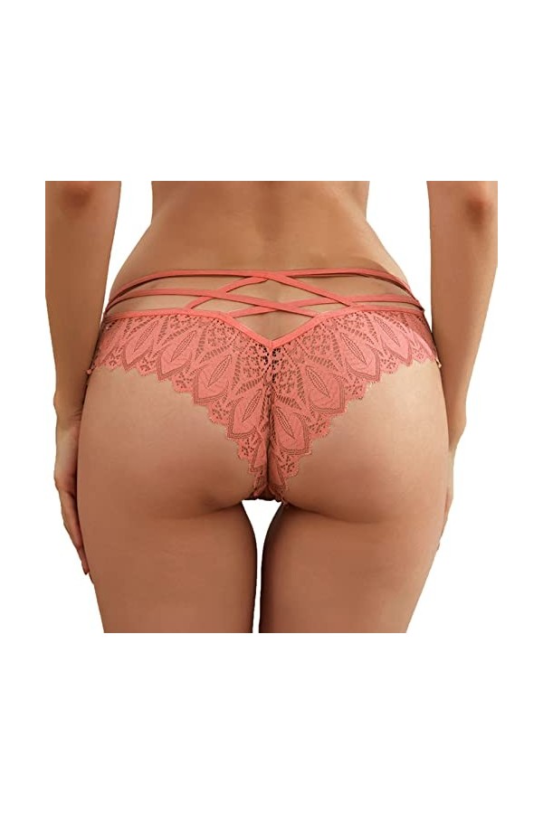 PANPANY Culottes pour Femme Dentelle Soutien-Gorge Multicolore Sexy Panties sous Vetements Tanga Femme sans Couture Culottes 