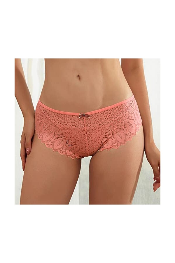 PANPANY Culottes pour Femme Dentelle Soutien-Gorge Multicolore Sexy Panties sous Vetements Tanga Femme sans Couture Culottes 