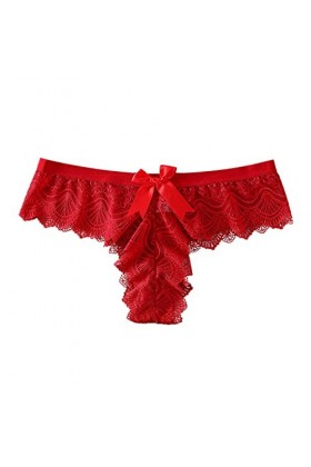 PANPANY Culottes pour Femme sans Couture Multicolore Confortables Dentelle Soutien-Gorge Femme Multipack Panties Taille Basse