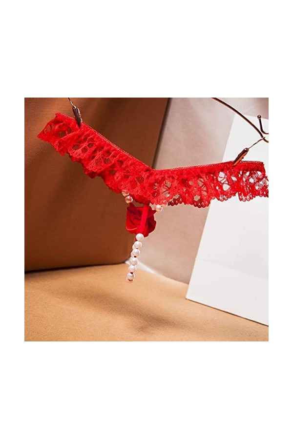 Lingerie Femme Sexy Ensemble Homme Sexy Hot y2*k Femmes sous-Vêtements Strings Dentelle Bikini Culotte G String String Stretc