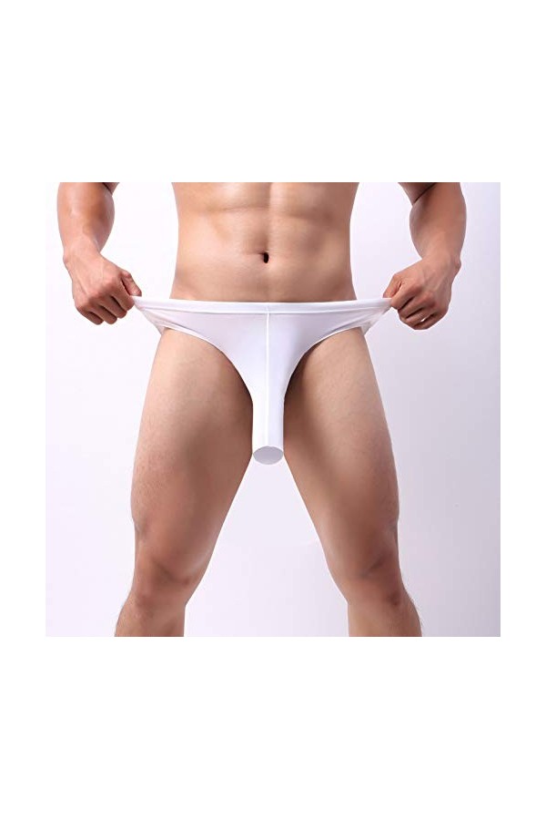 String Poche PéNis Slip Homme Briefs éLastique Naturels Micro String Homme Mini Respirant Lingerie Hommes Sexy Hot NtidéRapan