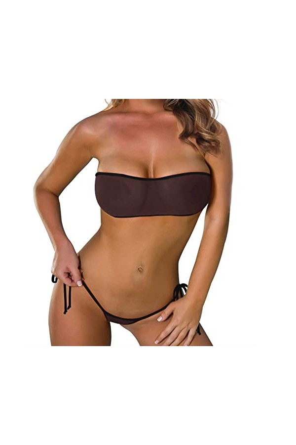 Générique Menstruelle Adolescente Coton Bio Mode Sexy Lace Lingerie pêche Filet Sexy Lace Lingerie Set sous-vêtements dormoir