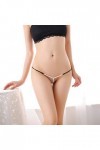 Lingerie Femme Sexy Ensemble Homme Sexy Hot y23k Strings Solides et Bas Sexy G-String sous-vêtements Taille Femmes Pearl Stri
