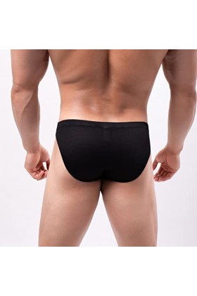 Junhasgood Grands sous-vêtements pour Hommes sous-vêtements pour Hommes Fashion Low Rise Sexy Trend Sharp and Interesting Dou