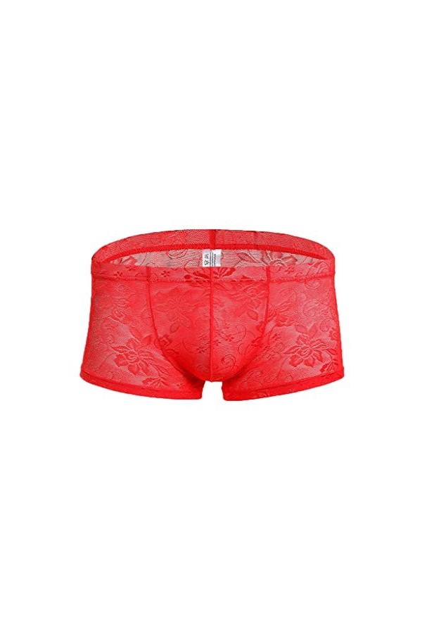 Générique Boxer Homme Maintien Anti-Glisse Fashion Sexy Full Lace Strap sous-vêtements pour Hommes sous-vêtements Sexy pour H