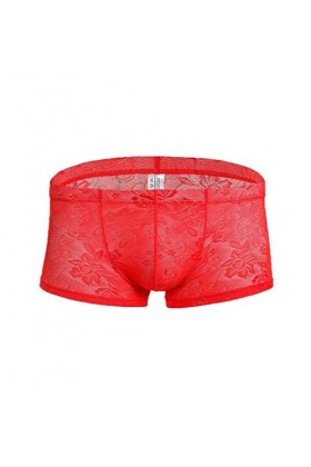 Générique Boxer Homme Maintien Anti-Glisse Fashion Sexy Full Lace Strap sous-vêtements pour Hommes sous-vêtements Sexy pour H