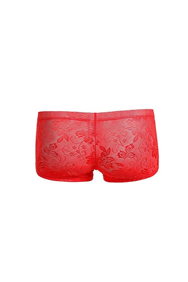 Générique Boxer Homme Maintien Anti-Glisse Fashion Sexy Full Lace Strap sous-vêtements pour Hommes sous-vêtements Sexy pour H