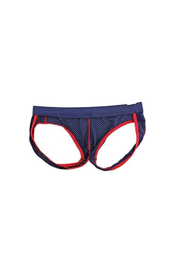 Boxer pour homme - Sous-vêtements doux - Slip de bain pour homme - Lingerie sexy - Bikini sexy - String, Z Jsjm0904_4-bleu fo