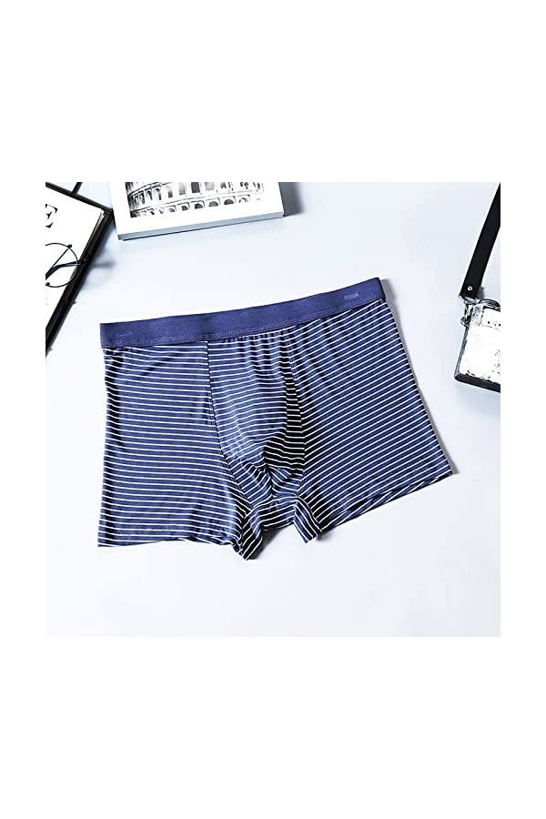 Beokeuioe Short pour homme - Sous-vêtements dété - Sous-vêtements pour homme - Boxer en modal respirant - Slips fins et doux