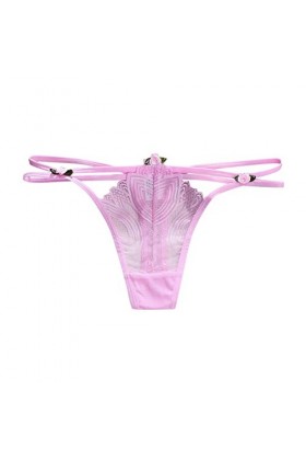 Aoklidil Culotte sexy pour femme XL Comfort Soft G Tring, rose-1, taille unique