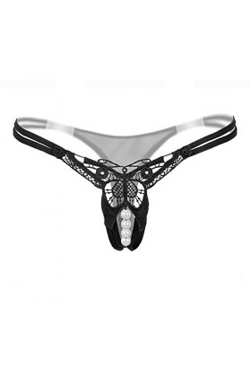 Tenue Sexy Noël Femmes Culotte Basse Culotte Pendentif Taille G sous-vêtements String Pearl Sexy strongs Lingerie Coton Sexy 